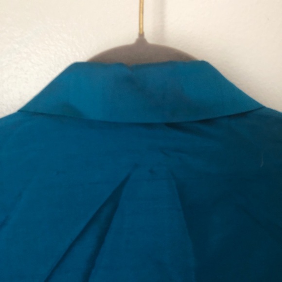 Silk Lore Button Down Shirt with Sleeveless Blouse - Picture 8 of 16